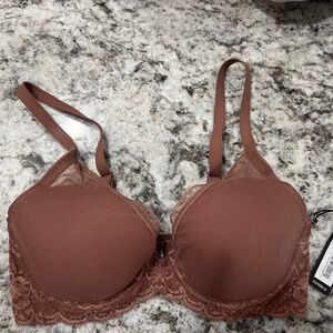 Mystique Plunge Bra - 32E - Pecan